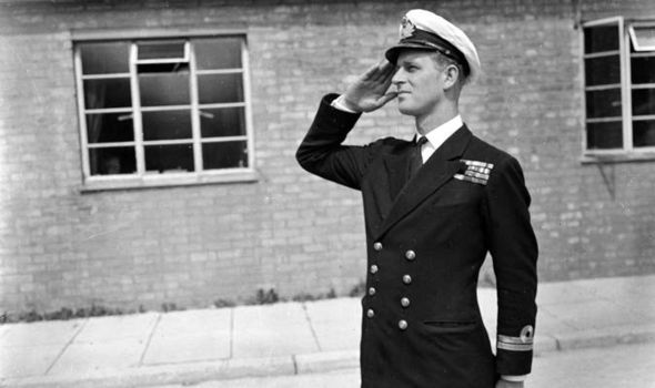 Back in the days, when Prince Philip was a Royal Navy Officer