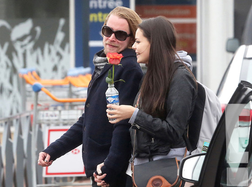 Recent photo of Macaulay Culkin with his partner, Jordan Lane Price